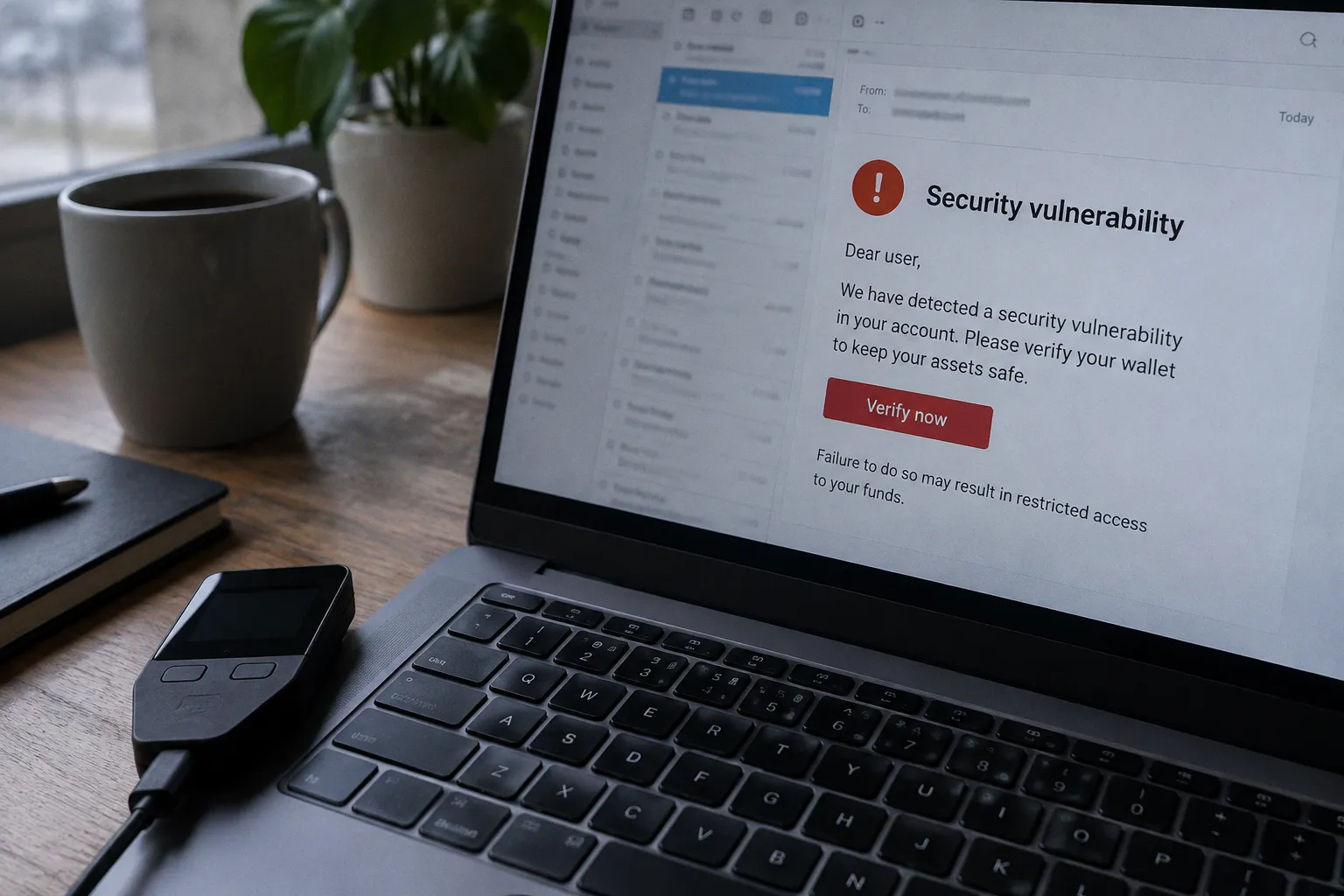 Взлом email-провайдера Trezor: риски фишинга от доверенных ESP